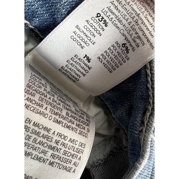 Mother The Hustler Ankle Fray Shaken Not Stirred Denim Jeans Womens Size 28 - Picture 8 of 10